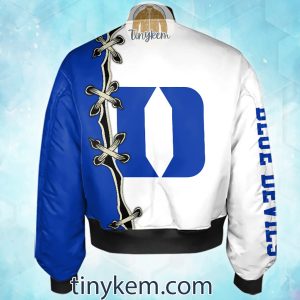 Duke Blue Devils Custom Name Bomber Jacket2B3 vyjBU