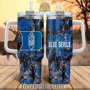 Blue Devils Mascot Air Jordan 1 High Top Shoes