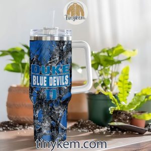 Duke Blue Devils Realtree Hunting 40oz Tumbler2B4 tWzLp