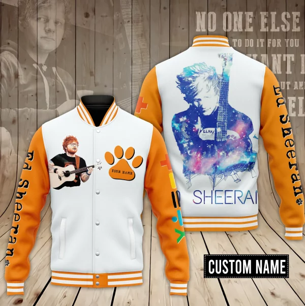 Ed Sheeran Customized Baseball Jacket