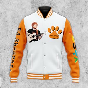 Ed Sheeran Customized Baseball Jacket2B3 zaVF1