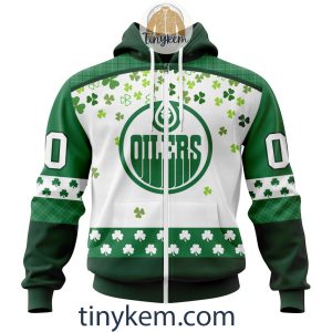Edmonton Oilers Hoodie Tshirt With Personalized Design For St Patrick Day2B2 PsJo3