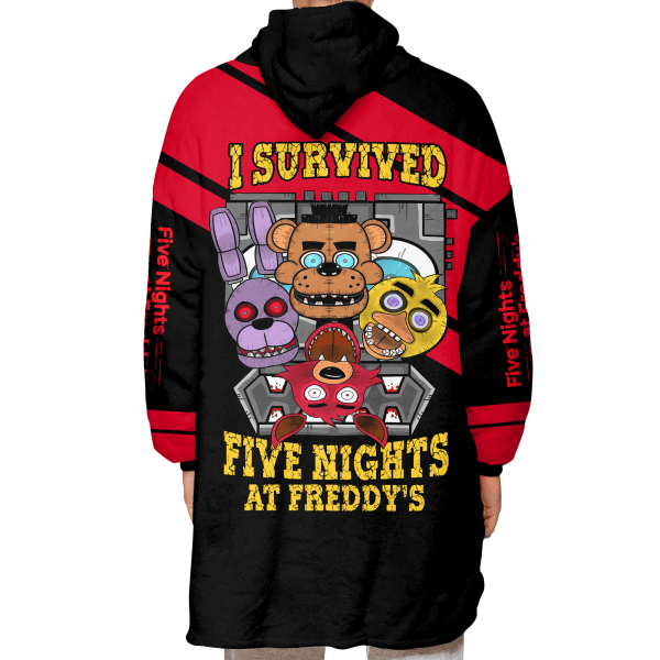 Five Nights at Freddy’s Fleece Blanket Hoodie