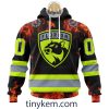 Edmonton Oilers Firefighters Customized Hoodie, Tshirt, Sweatshirt