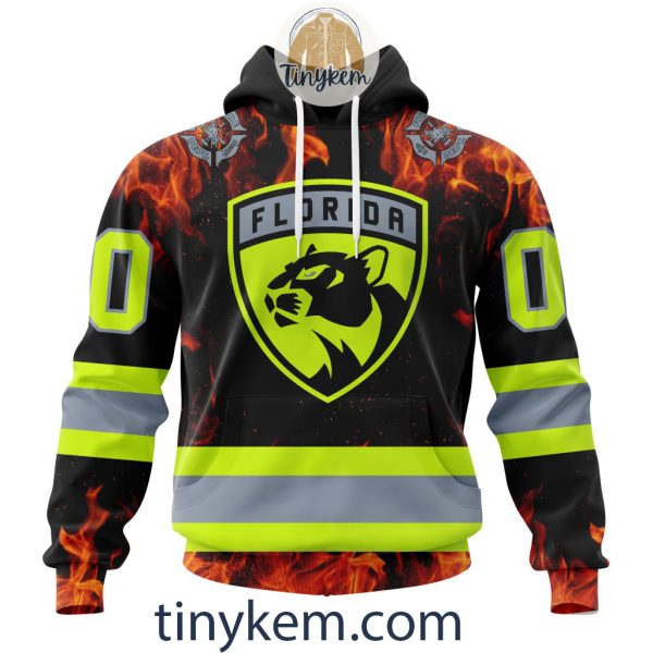 Florida Panthers Firefighters Customized Hoodie, Tshirt, Sweatshirt