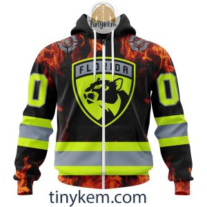 Florida Panthers Firefighters Customized Hoodie Tshirt Sweatshirt2B2 ZUSF1