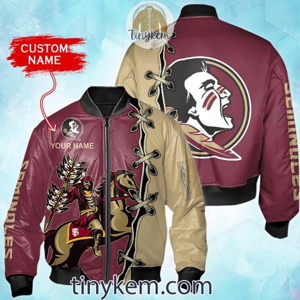 Florida State Seminoles Custom Name Bomber Jacket