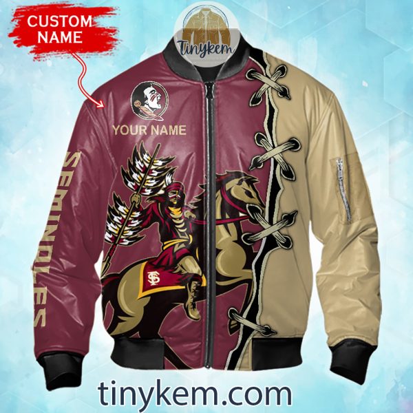 Florida State Seminoles Custom Name Bomber Jacket