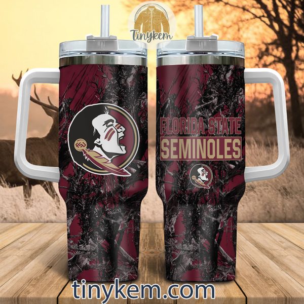 Florida State Seminoles Realtree Hunting 40oz Tumbler