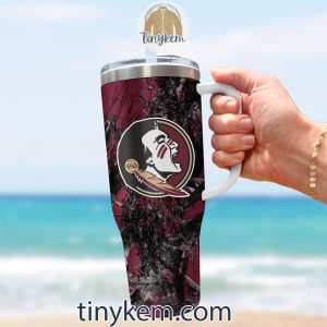 Florida State Seminoles Realtree Hunting 40oz Tumbler2B3 GUVNO