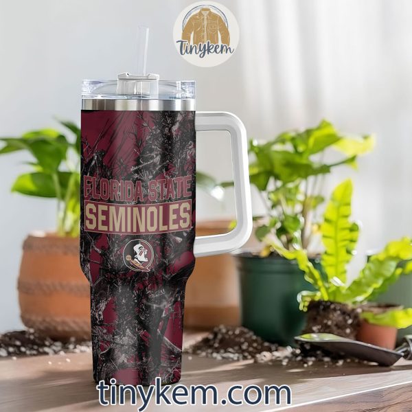 Florida State Seminoles Realtree Hunting 40oz Tumbler