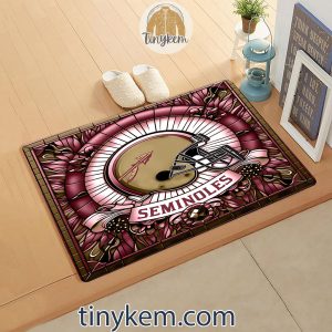 Florida State Seminoles Stained Glass Design Doormat2B2 LTaMe