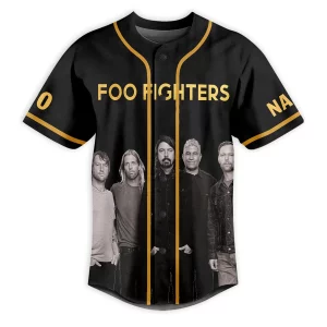 Foo Fighters Customized Baseball Jersey