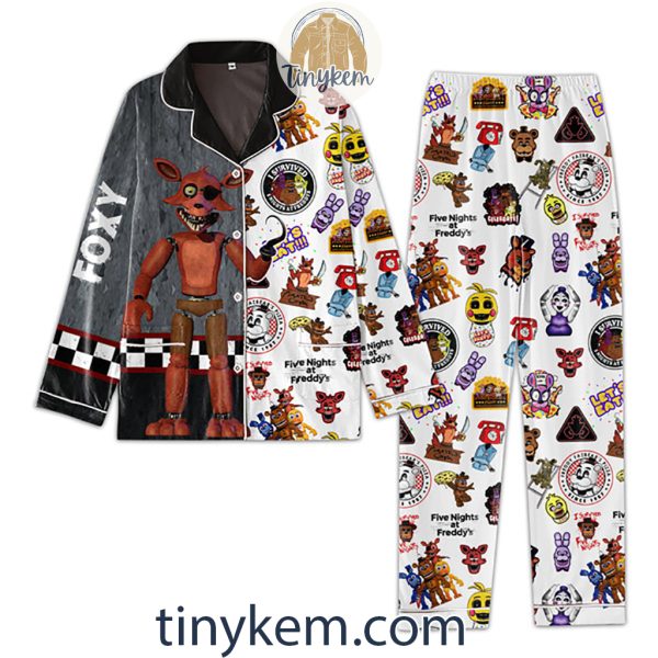 Foxy In Five Nights at Freddy’s Pajamas Set