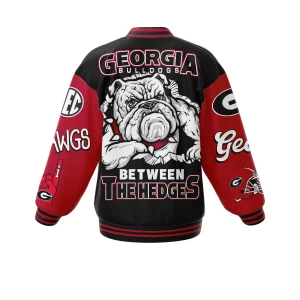 Georgia Bulldogs Baseball Jacket Between The Hedges2B3 uKroA