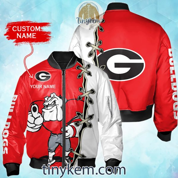Georgia Bulldogs Custom Name Bomber Jacket