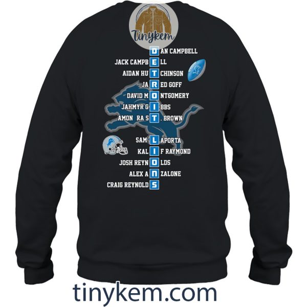 Go Lions NFC Champions 2023 Shirt With Two Sides Printed
