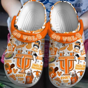 Go Vols Clog Crocs: Gift For Tennessee Volunteers fans