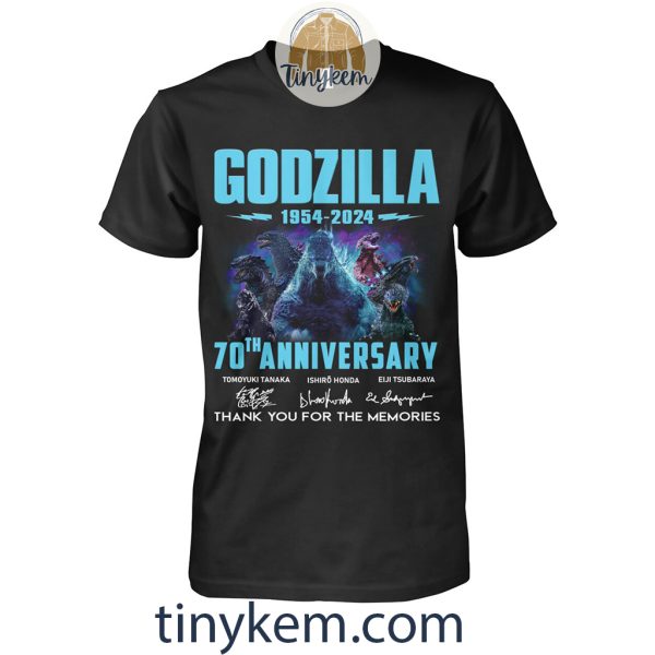 Godzilla 70th Anniversary 1954-2024 Shirt