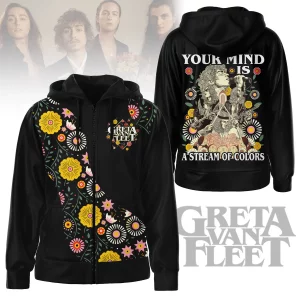 Greta Van Fleet 40Oz White Tumbler With Handle: Peaceful Army