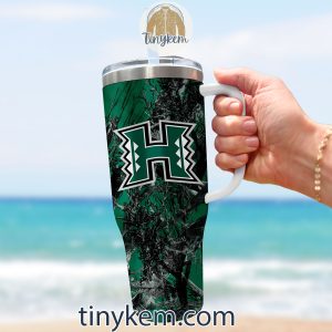 Hawaii Rainbow Warriors Realtree Hunting 40oz Tumbler2B3 6uVWM