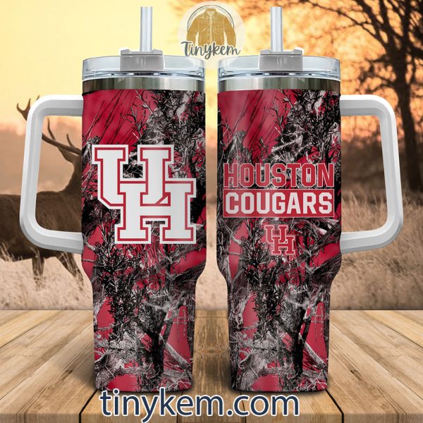 Houston Cougars Realtree Hunting 40oz Tumbler