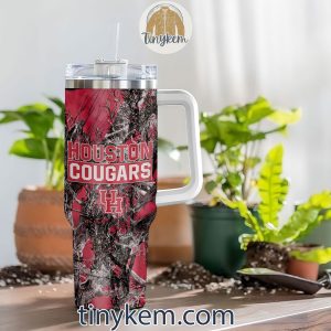 Houston Cougars Realtree Hunting 40oz Tumbler2B4 gfEwE