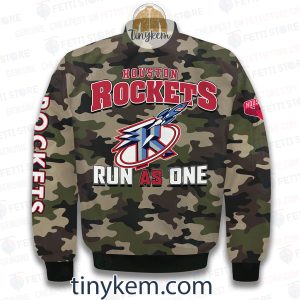 Houston Rockets Military Camo Bomber Jacket2B3 zYZBj