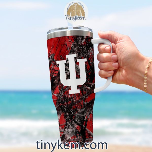 Indiana Hoosiers Realtree Hunting 40oz Tumbler