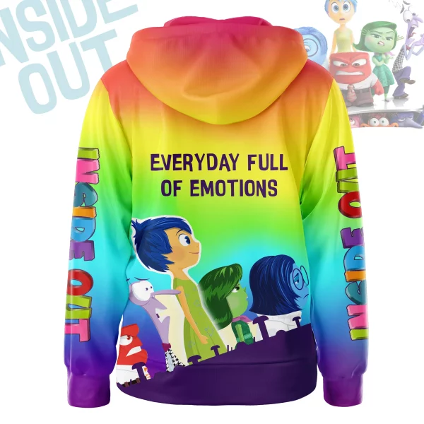 Inside Out Zipper Hoodie: Everyday Full of Emotions