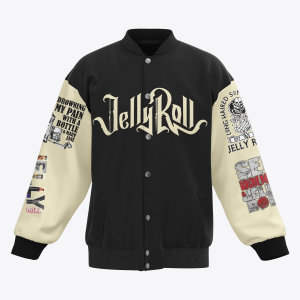 Jelly Roll Baseball Jacket: Somebody Save Me