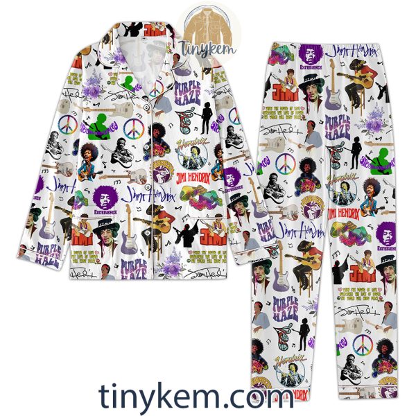 Jimi Hendrix Icons Bundle Pajamas Set