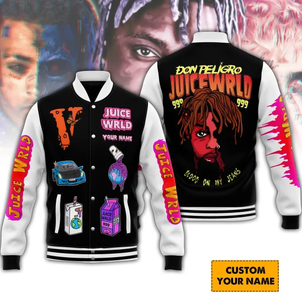 Juice WRLD Customized Baseball Jacket