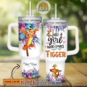 Tigger 40Oz Engraved Tumbler