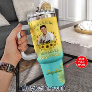 Just A Girl Who Love Elvis Presley 40Oz Tumbler: Customized Gift For Her