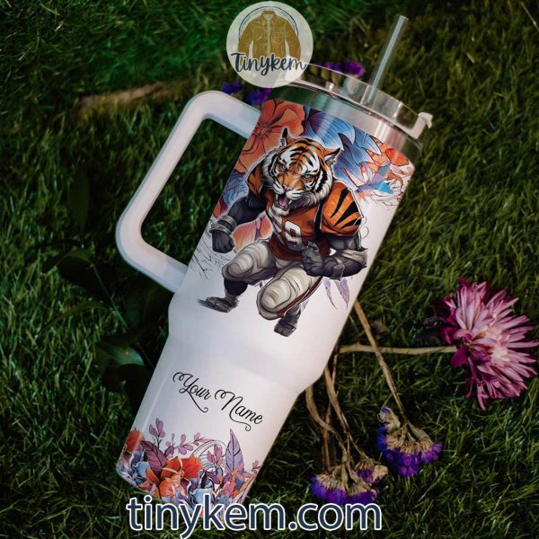 Just A Girl Who Loves Clemson Tigers Customized 40 Oz Tumbler