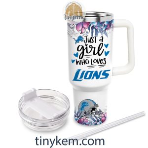 Just A Girl Who Loves Detroit Lions Customized 40 Oz Tumbler2B3 2pqZd