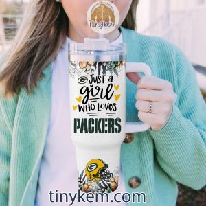 Just A Girl Who Loves Green Bay Packers Customized 40 Oz Tumbler2B5 EfBvI