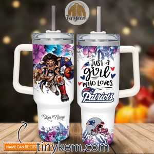 Just A Girl Who Loves New England Patriots Customized 40 Oz Tumbler2B2 EGeN5