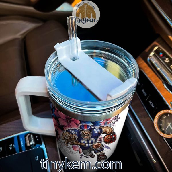 Just A Girl Who Loves NY Giants Customized 40 Oz Tumbler