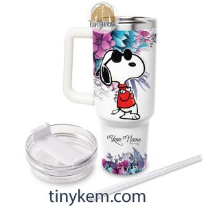 Just A Girl Who Loves Snoopy Customized 40oz Tumbler2B2 9rJQW