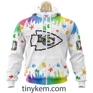 Kansas City Chiefs Autism Tshirt Hoodie With Customized Design For Awareness Month2B2 rPWn4