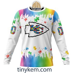 Kansas City Chiefs Autism Tshirt Hoodie With Customized Design For Awareness Month2B4 y5bbg