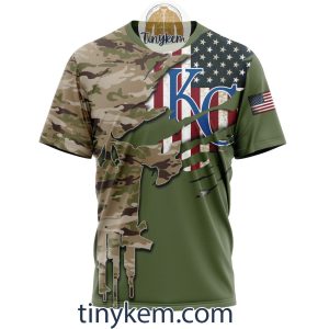 Kansas City Royals Skull Camo Customized Hoodie Tshirt Gift For Veteran Day2B6 1mk2r