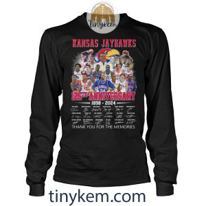 Kansas Jayhawks Basketball 126th Anniversary 1898 2024 Shirt2B4 L0Izf