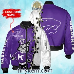 Kansas State Wildcats Custom Name Bomber Jacket