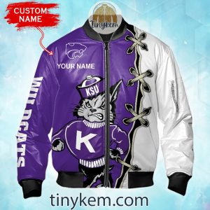 Kansas State Wildcats Custom Name Bomber Jacket2B2 bJpK6