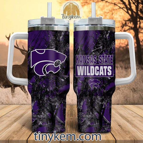 Kansas State Wildcats Realtree Hunting 40oz Tumbler