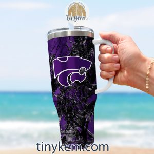 Kansas State Wildcats Realtree Hunting 40oz Tumbler2B3 QlTxE