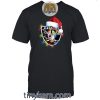 Houston Texans With Santa Hat And Christmas Light Shirt